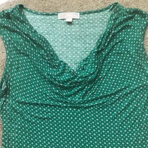 Michael Kors Green sleeveless top